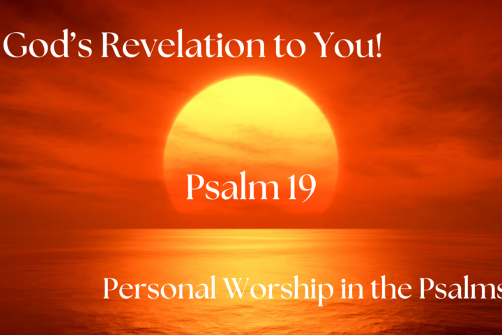 God’s Revelation to You!