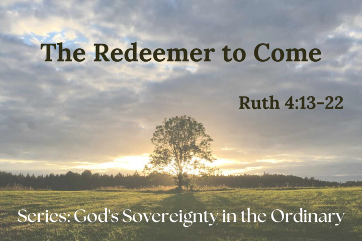 The Redeemer to Come