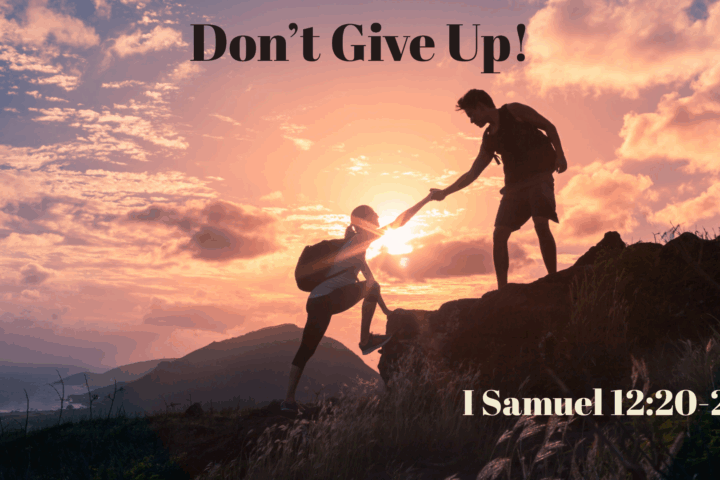 Don’t Give Up!