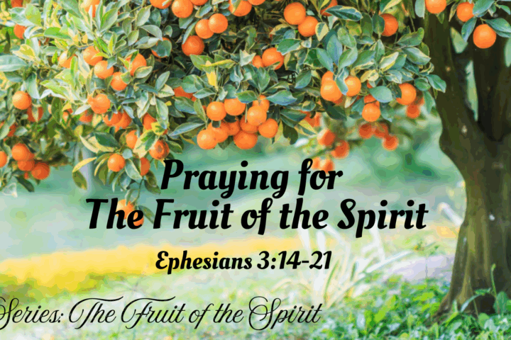 Praying for the Fruit of the Spirit